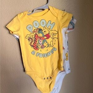 Disney Pooh & Friends Yellow Bodysuit